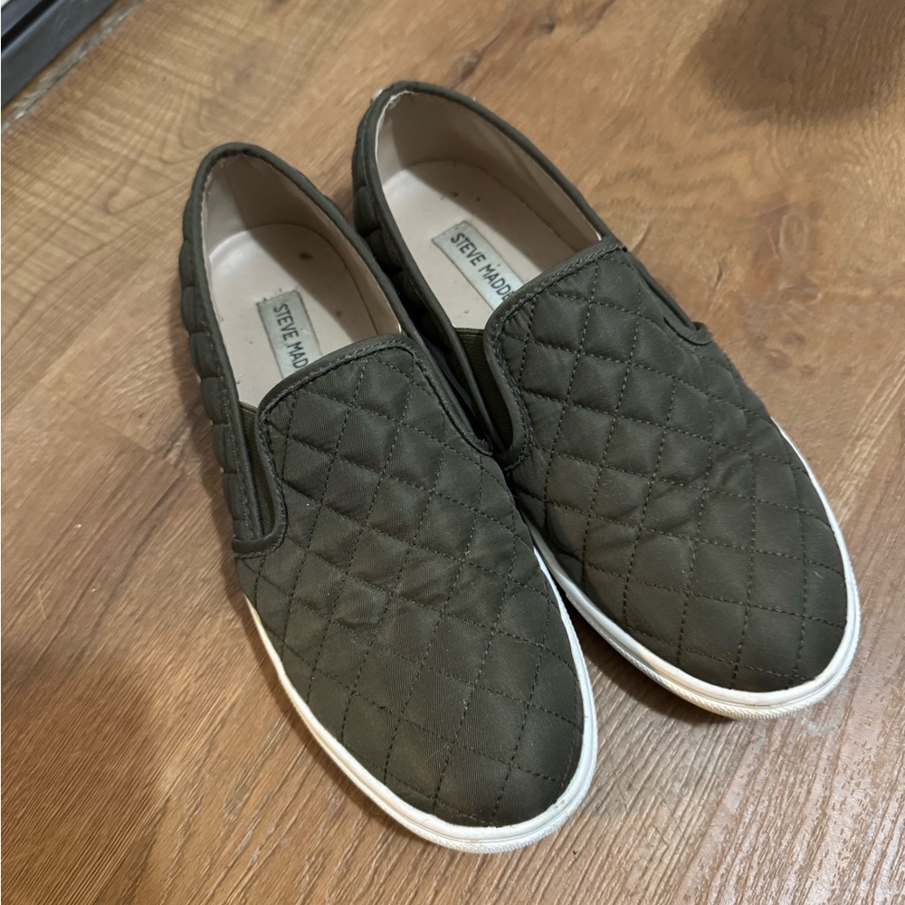 Olive green Steve Madden shoes